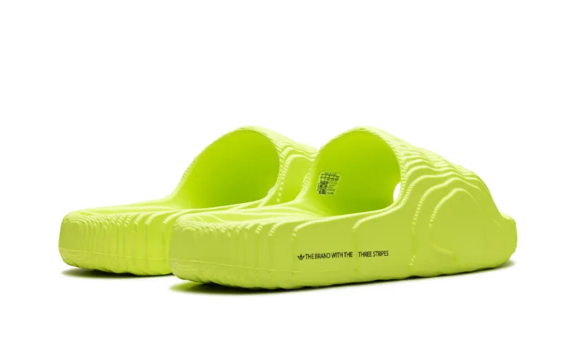 More Adidas Shoes Adilette 22 Slides 'Solar Yellow'